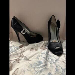 Sleek Sophistication Elevate Your Style w/ these Charming Black Heels